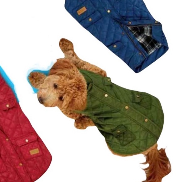 HP Pet Barn Coat | Insulated Puffer Jacket | Boutique | New | XS | Burgundy Dog - Picture 3 of 17